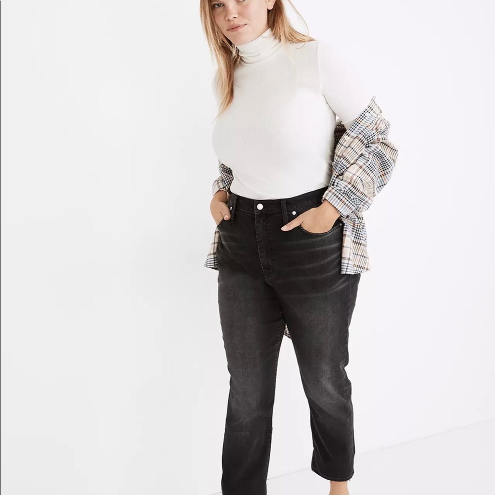Madewell High-Rise Slim Boyjean in Allwood Wash